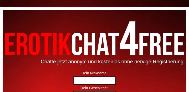 erotikchat4free.org Testbericht Erfahrungen